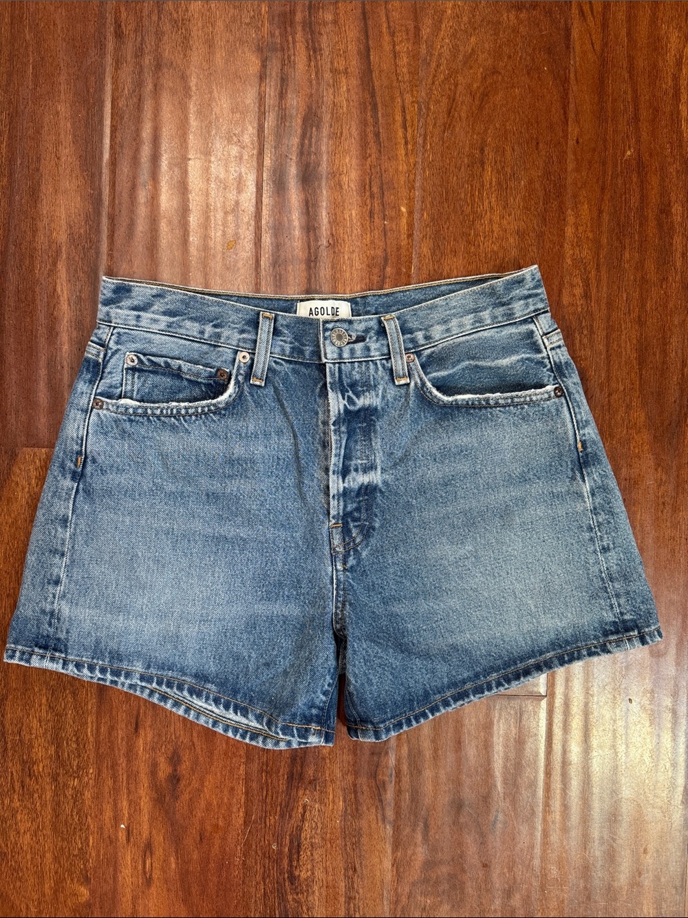 Agolde Parker Long medium blue